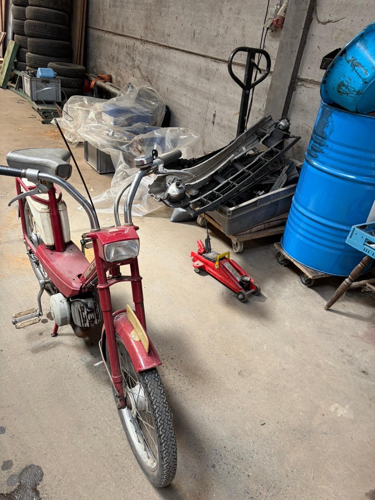 Peugeot 102 jaren 60, Ophalen