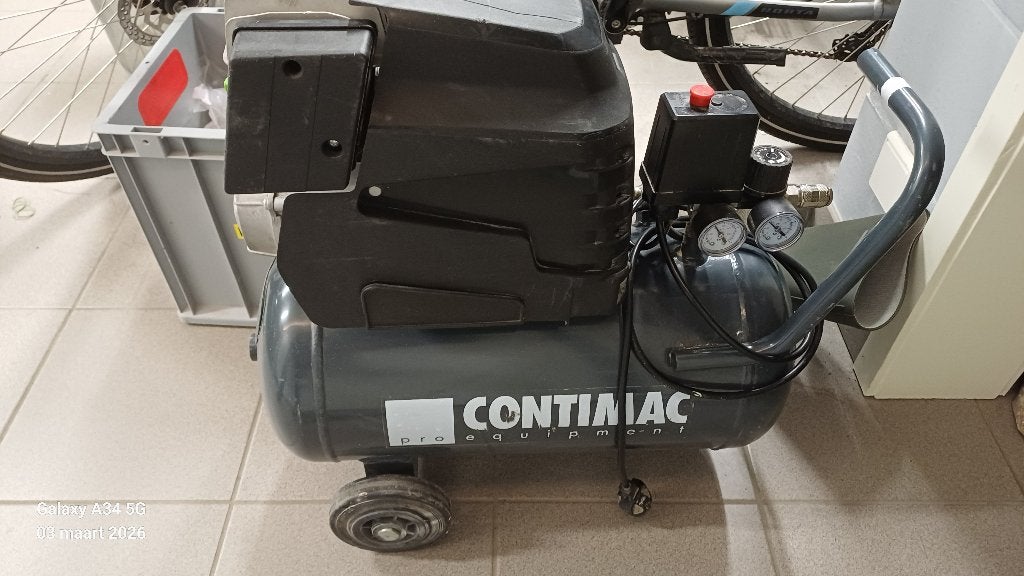 Compressor Contimac CM250, Comme neuf, Enlèvement, 6 à 10 bars, 200 à 400 litres/min