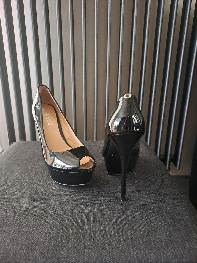 Schoenen, Kleding | Dames, Schoenen, Guess, Zwart, Ophalen of Verzenden, Zo goed als nieuw