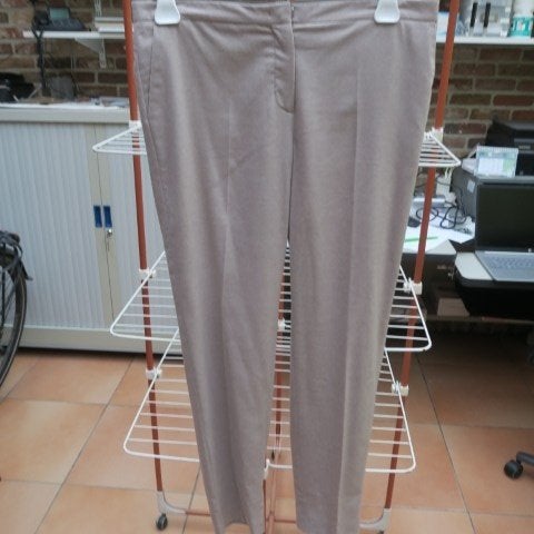 Broek taupe wol cashmere Fabiana Filippi mt 42 (it 46), Overige kleuren, Maat 42/44 (L), Ophalen of Verzenden, Zo goed als nieuw