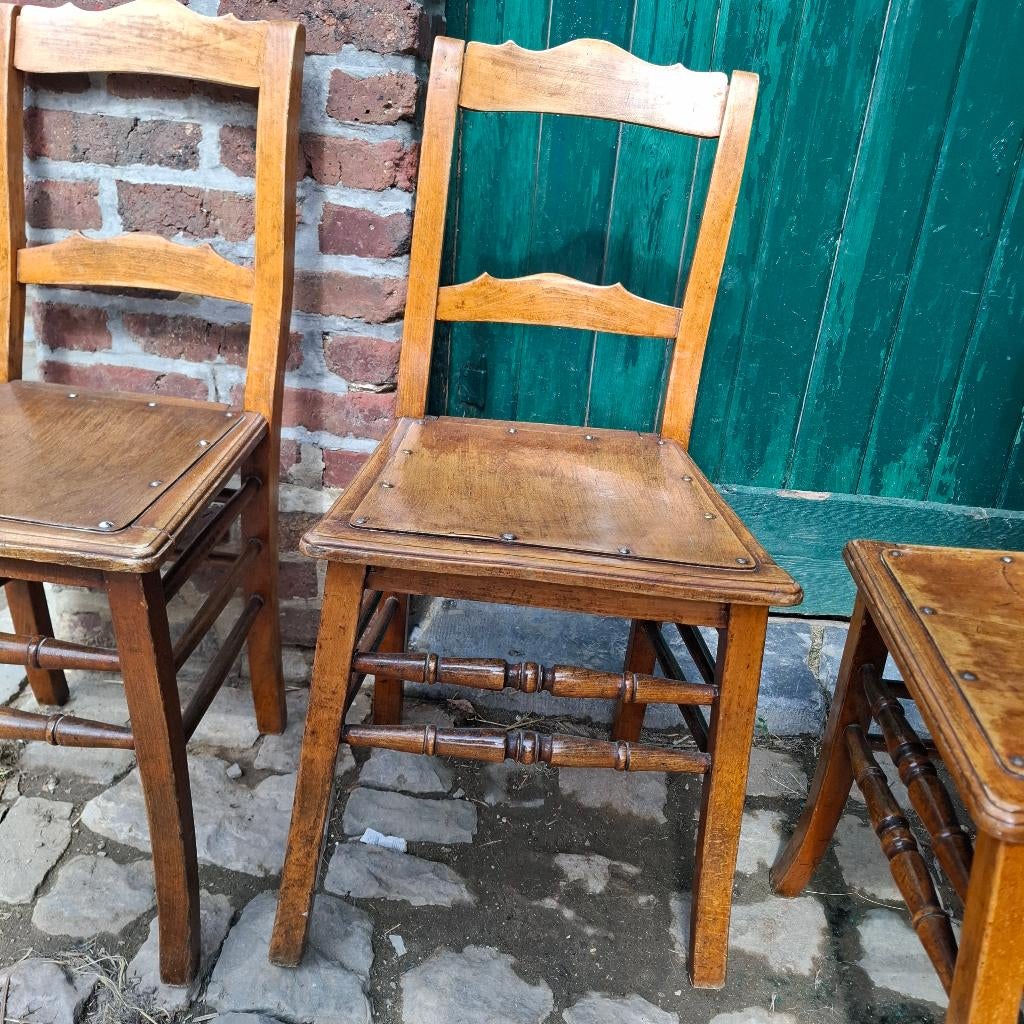 5 antieke Luterma stoelen, cafestoelen, Ophalen