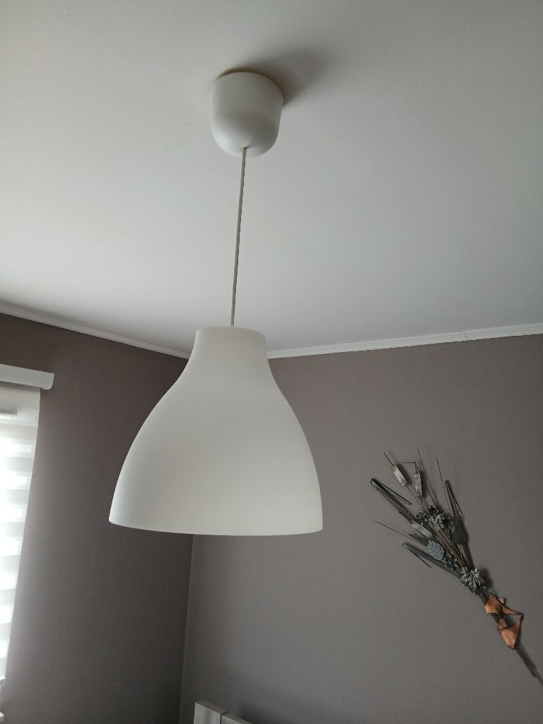 3 suspensions de couleur blanches., Enlèvement, Utilisé, Synthétique, Moderne.