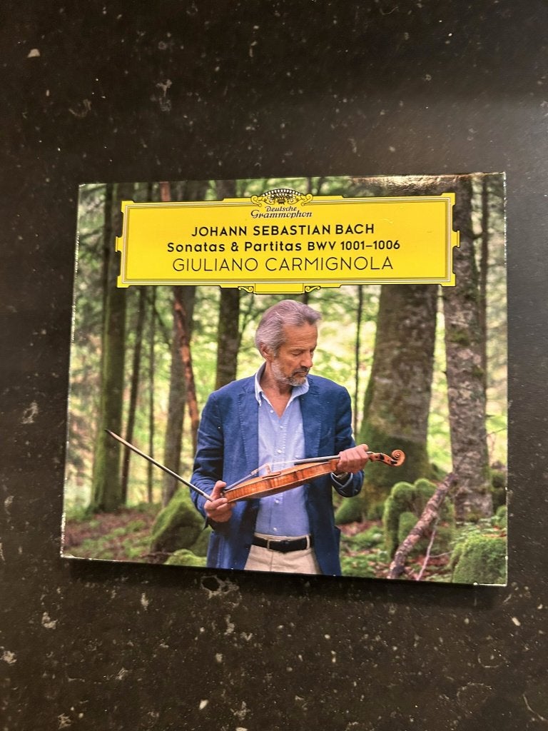 Giuliano Carmignola 'JS Back, Sonatas & Partitas bwv 1001-6, Cd's en Dvd's, Ophalen of Verzenden, Zo goed als nieuw, Boxset, Bach