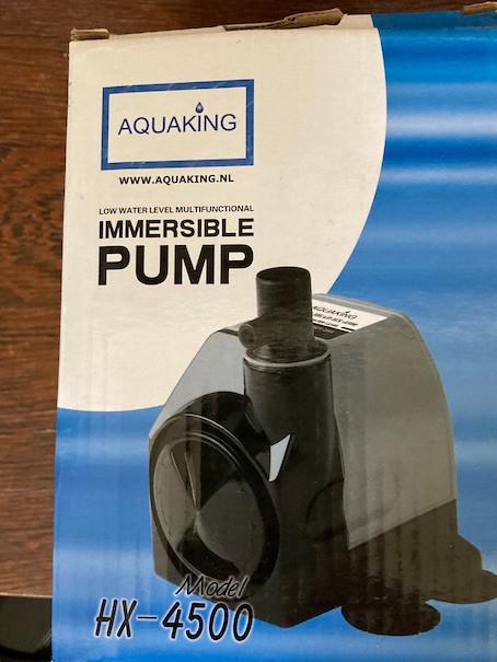 Aquaking kleine dompelpomp HX 4500, Ophalen, Zo goed als nieuw, Elektrisch, Dompelpomp