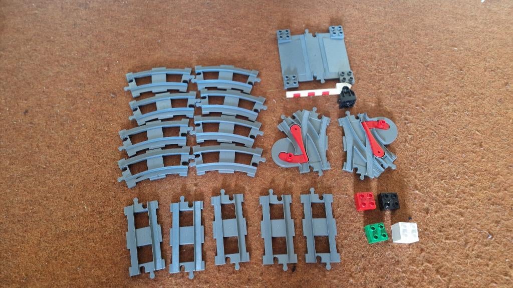 Lego duplo rails, Ophalen of Verzenden, Gebruikt, Losse stenen, Lego