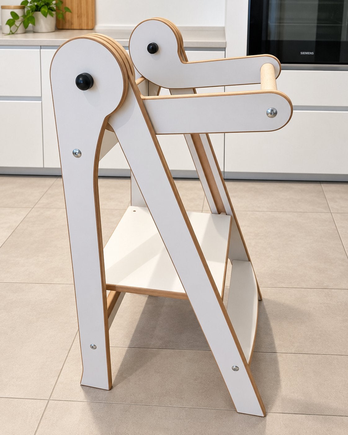 Tour d’apprentissage pliable en bois – très belle qualité, Enlèvement, Comme neuf