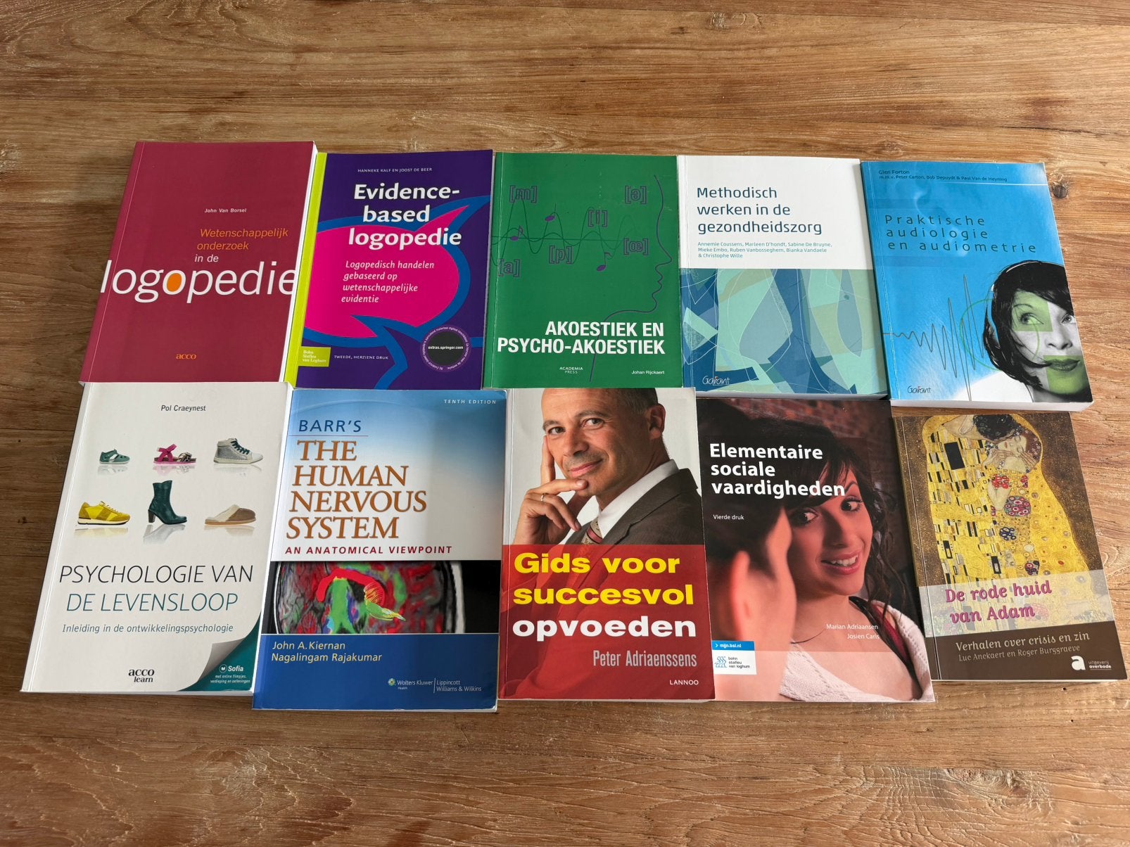 Logopedie boeken Vives Brugge, Ophalen, Zo goed als nieuw
