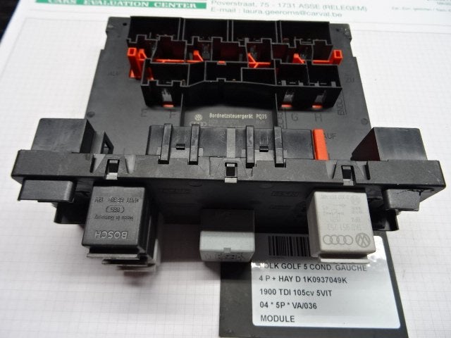 UNITE ELECTRONIQUE Volkswagen Golf V (1K1) (1K0937049K), Volkswagen, Volkswagen AG, Utilisé, Kundenbetreuung@volkswagen.de