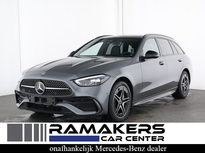 Mercedes-Benz C-Klasse 300 e T AMG Night Dodehoek Camera Sfe, Argent ou Gris, Achat, Entreprise, Carnet d'entretien