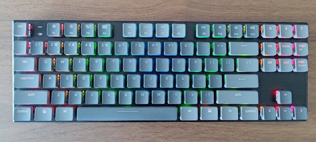 Keychron K1 v4 - Clavier mécanique QWERTY RGB sans fil, Informatique & Logiciels, Claviers, Keychron, Enlèvement ou Envoi, Comme neuf