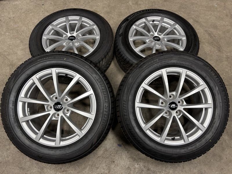 17 inch originele velgen + winterbanden Audi A6 C8 4K0601025, Autos : Pièces & Accessoires, Pneus et Jantes, Pneus hiver, -, 17 pouces
