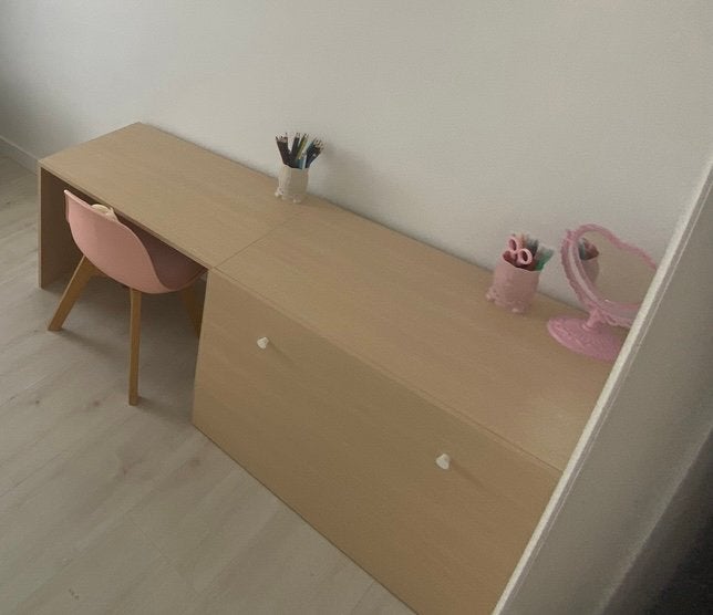 Kindertafel + speelgoedkist + kinderstoel – €85, Ophalen, Gebruikt