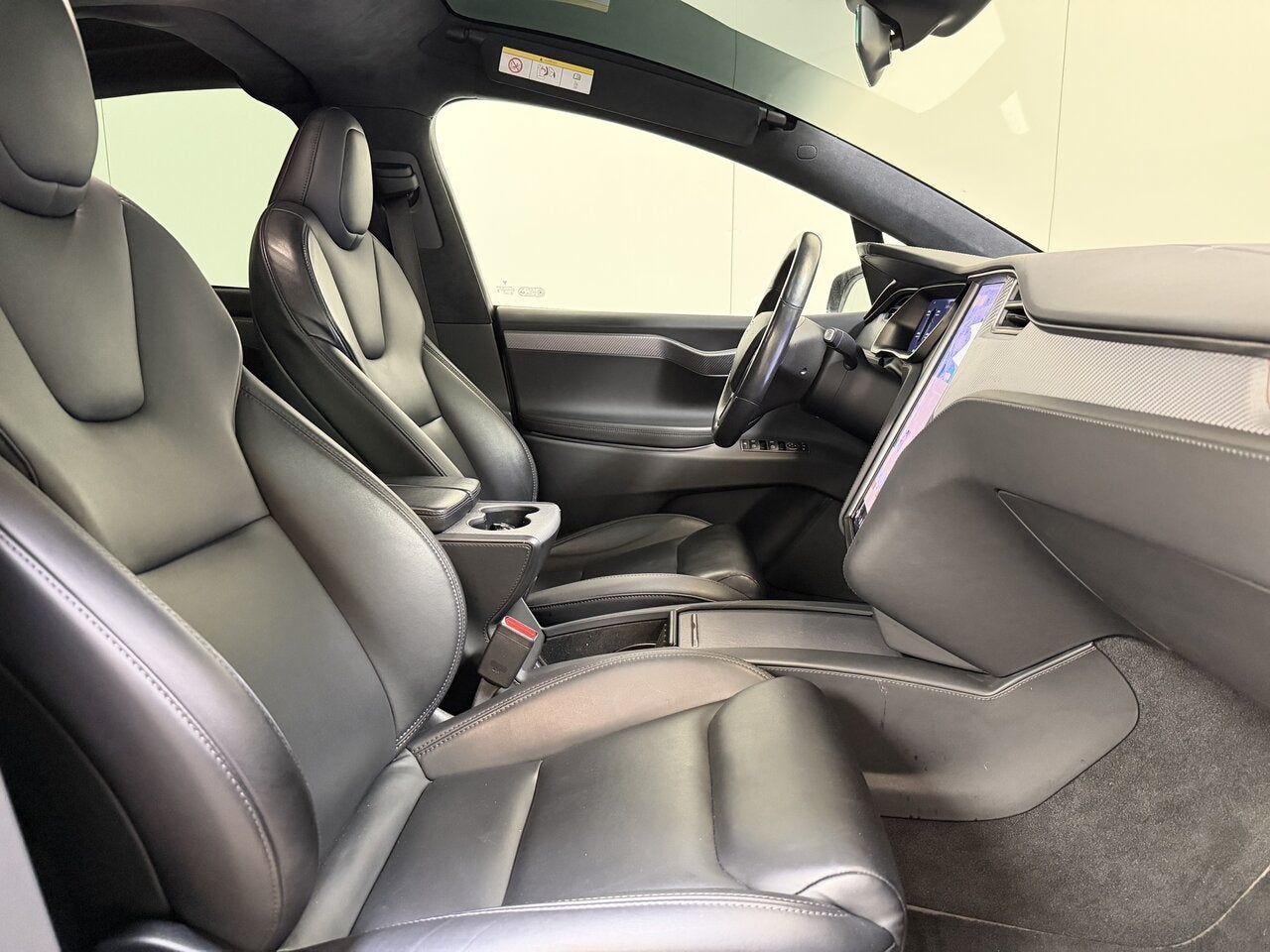 Tesla Model X Long Range 100 kWh AWD - 5 PL - Bose - 460 KM, Auto's, Tesla, Model X, Zwart, 0 kg, Zwart