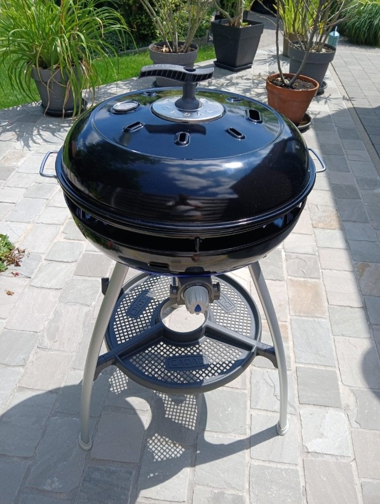 Cadac carri chef 2 Bbq skottel combo + extra onderdelen, Caravans en Kamperen, Kampeeraccessoires, Ophalen, Zo goed als nieuw