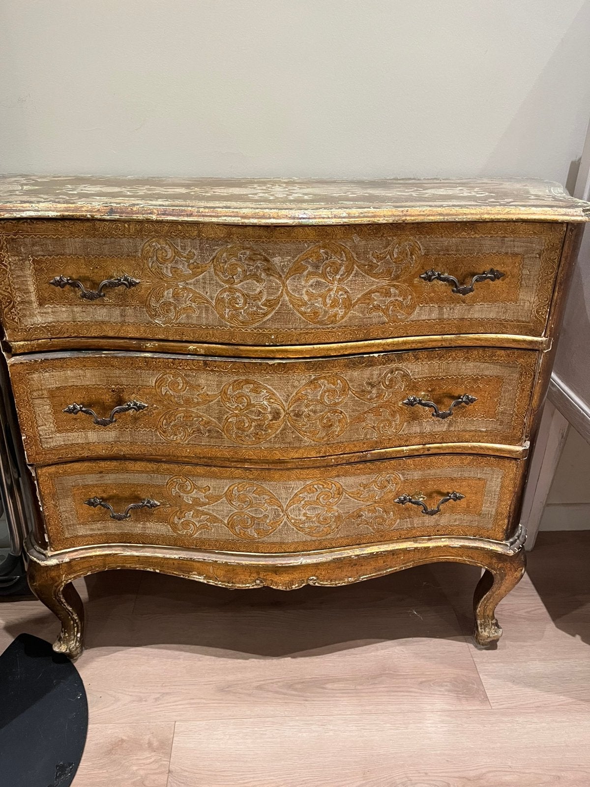 Antiek dressoir met 3 laden, Ophalen, Zo goed als nieuw