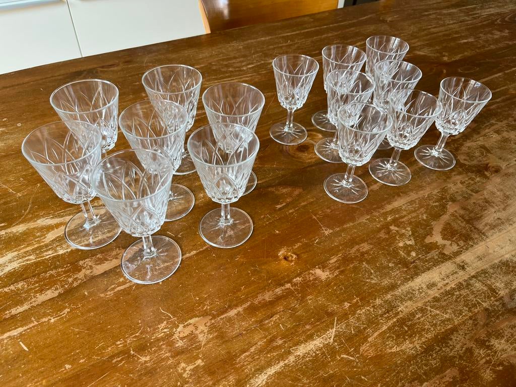Lot de 15 verres vintage SHELL , années 70/80, Verre ou Verres, Verre, Enlèvement, Utilisé