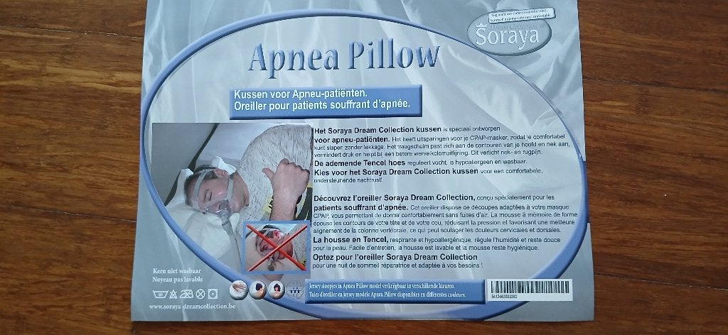 Soroya dream collection kussen tegen apneu, Ophalen, Overige merken, Ergonomisch, Wit