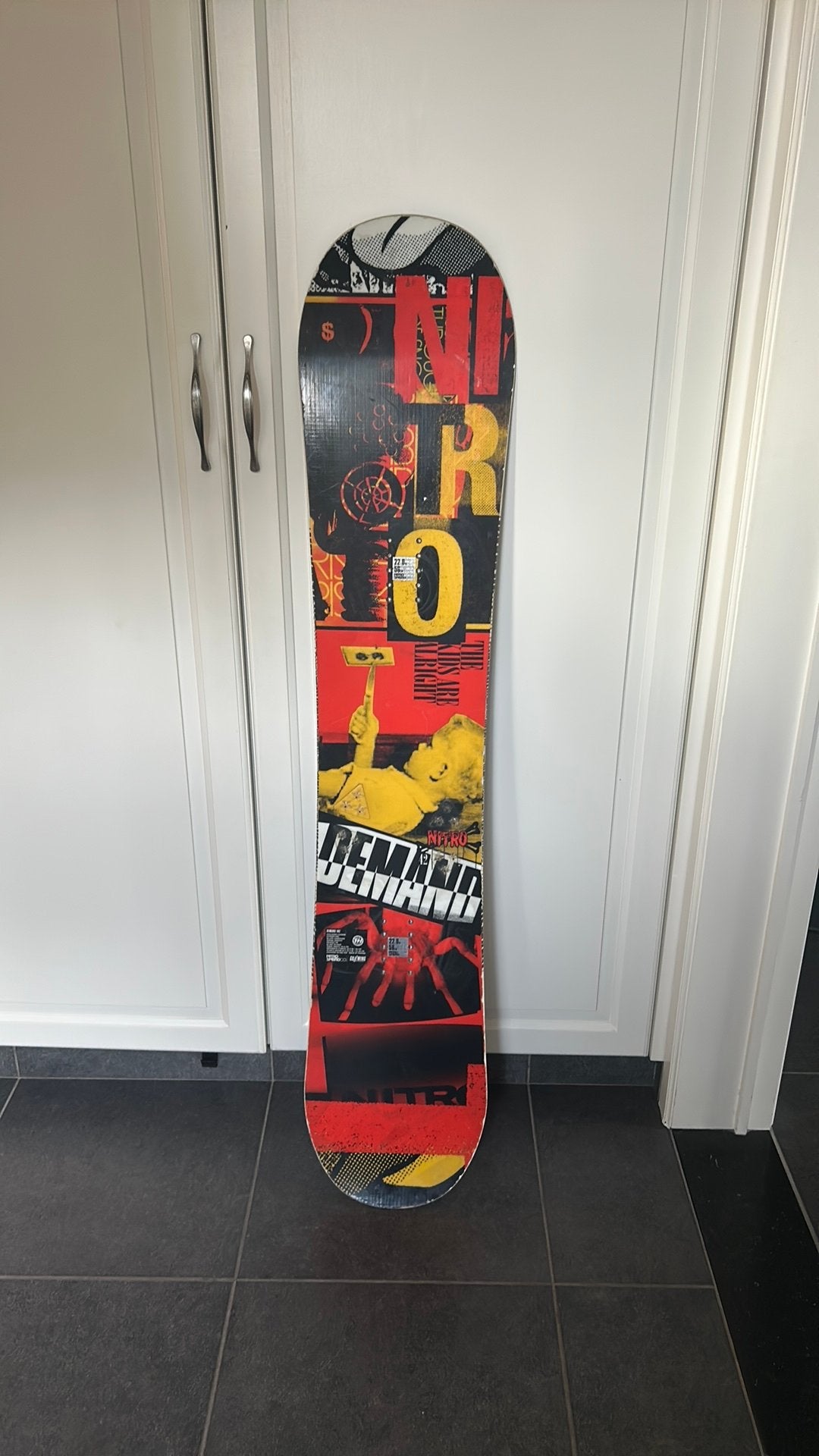 Nitro snowboard + zak + bindingen, Sports & Fitness, Enlèvement, Utilisé, Fixations