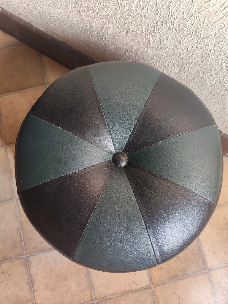 Poef, Ophalen, Minder dan 50 cm, Gebruikt, Rond
