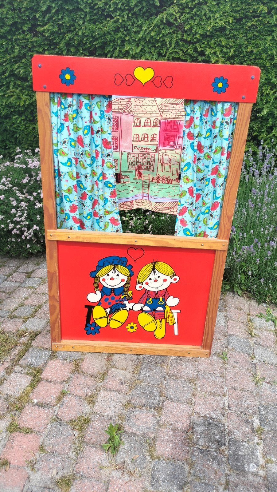Poppenkast met poppen, Kinderen en Baby's, Speelgoed | Poppen, Ophalen, Gebruikt