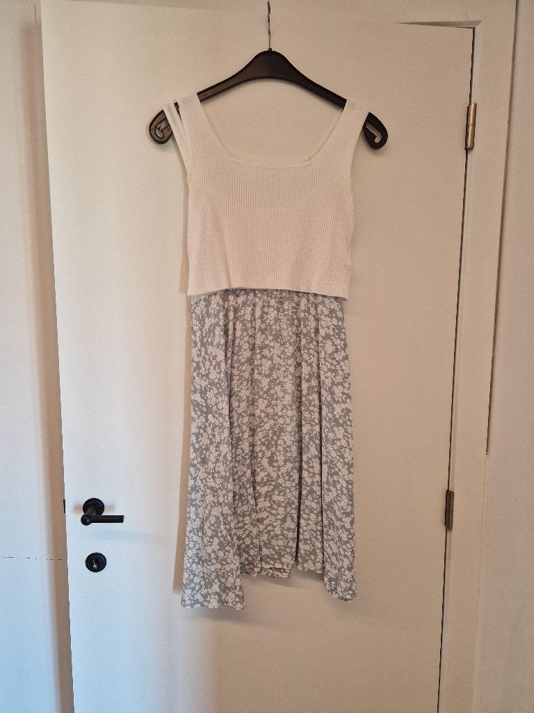Seraphine zwangerschap /borstvoedingsjurk, Kleding | Dames, Ophalen, Blauw, Jurk, Zo goed als nieuw