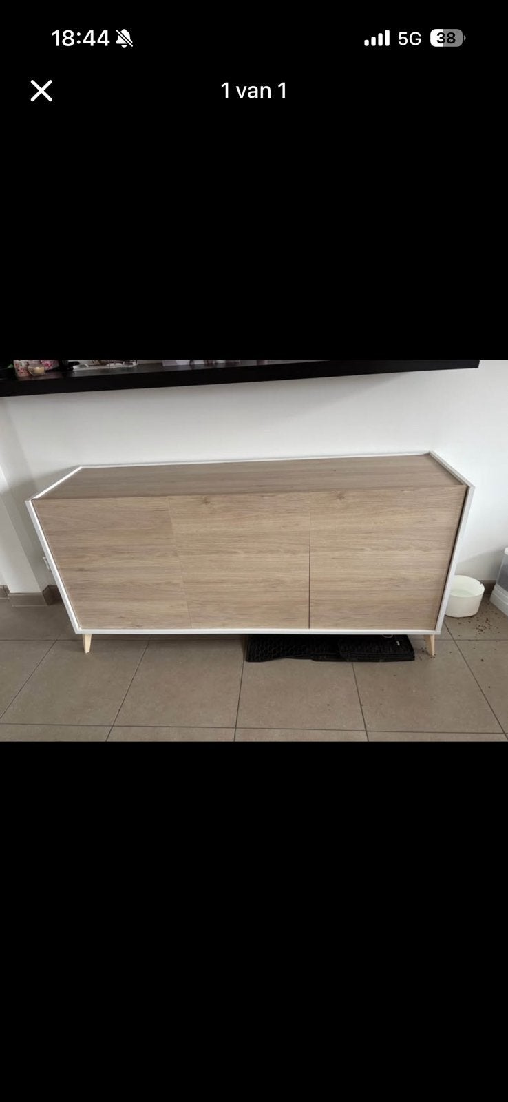 Dressoir kast, Ophalen, Met deur(en), 150 tot 200 cm, Zo goed als nieuw