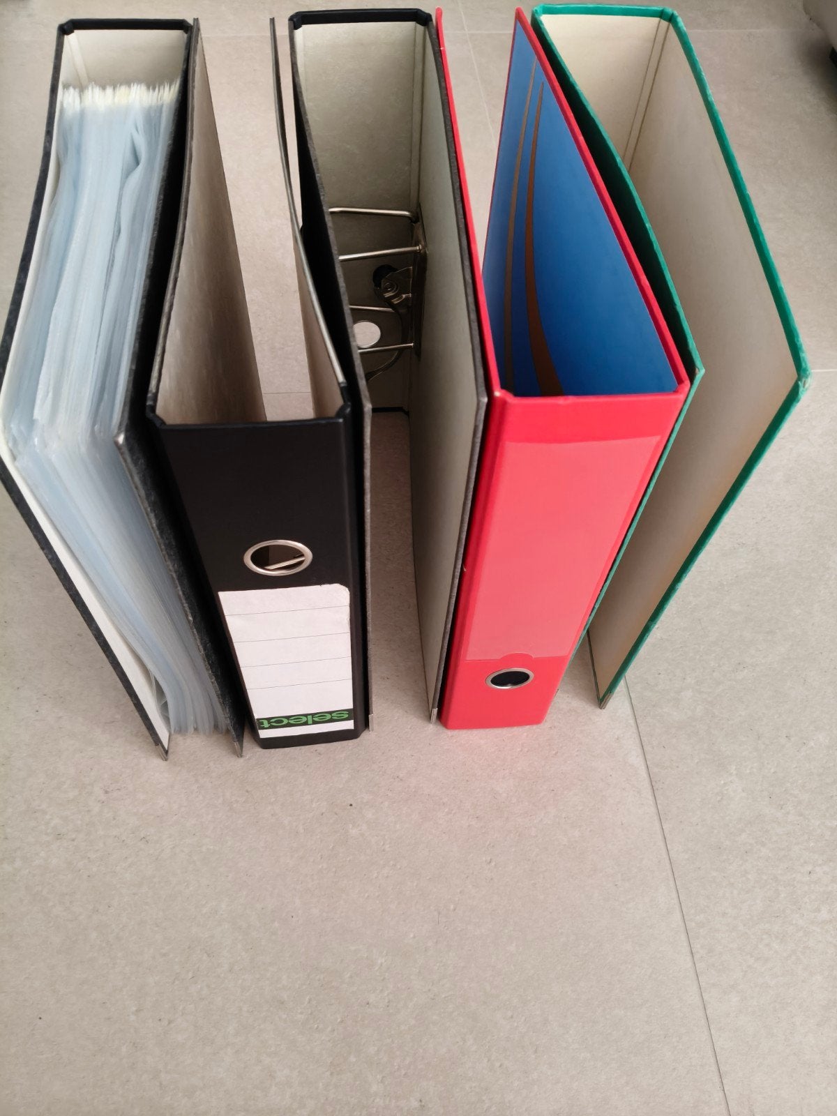 Ringmappen zie foto  5 stuks, Ophalen, Gebruikt
