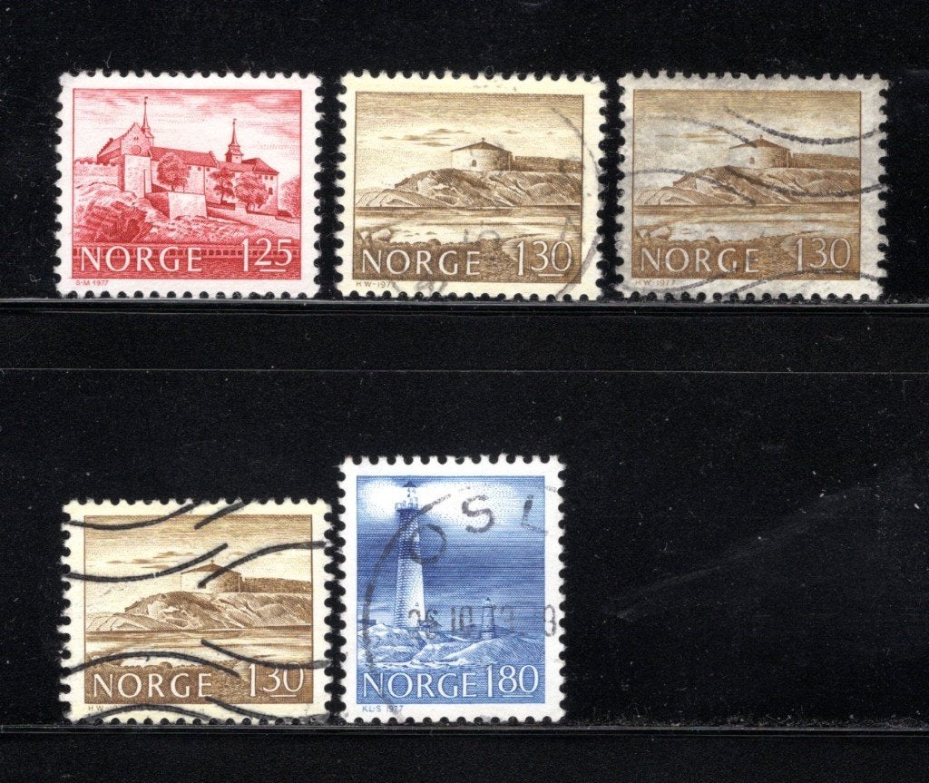 NOORWEGEN Lot 1977 gestempeld, Verzenden, Noorwegen, Gestempeld