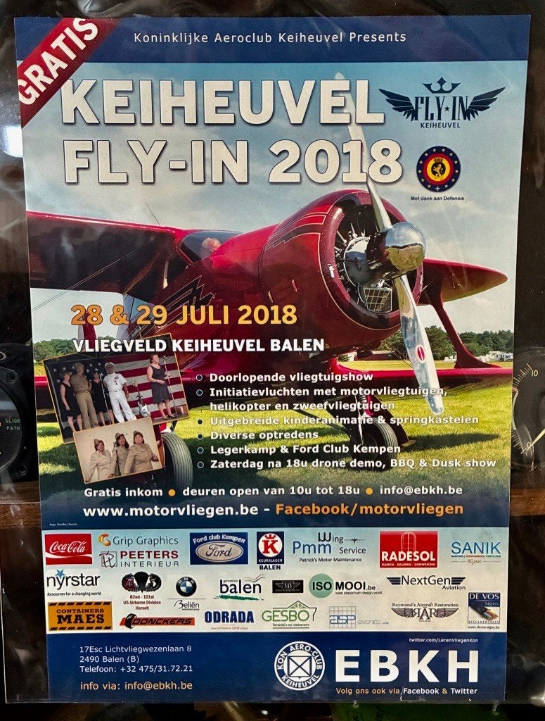 Keiheuvel Fly-In 2018., Enlèvement ou Envoi, Utilisé
