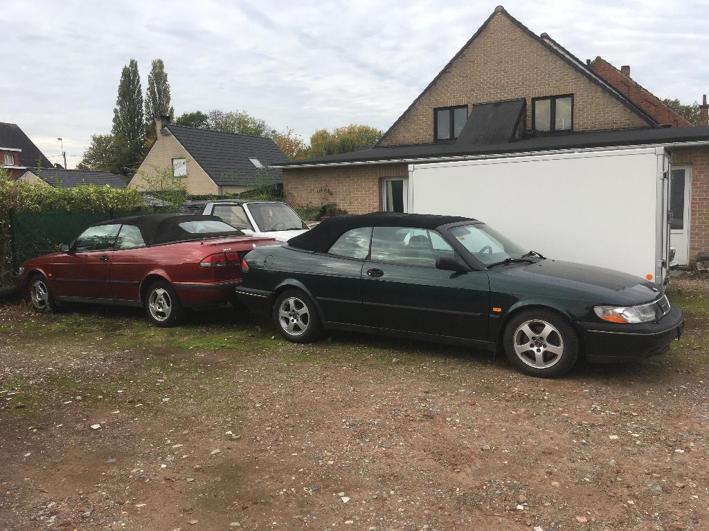 Saab 9-3 cabriolet 2 pièces de 1994 et 2000, Autos, Saab, Cuir, Achat, Beige, Cabriolet
