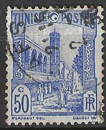 Tunisie 1934/1938 - Yvert 181 - Mosquée Halfaouine (ST), Envoi, Affranchi