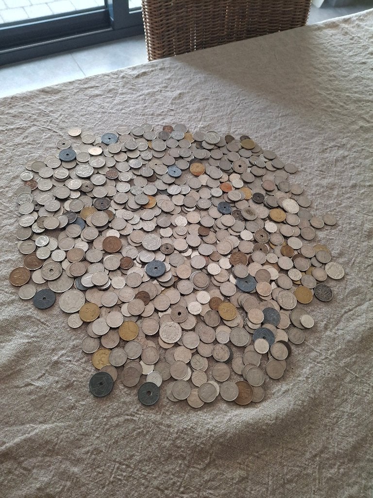 Oude munten vanalles, Postzegels en Munten, Munten en Bankbiljetten | Verzamelingen, Ophalen, Munten