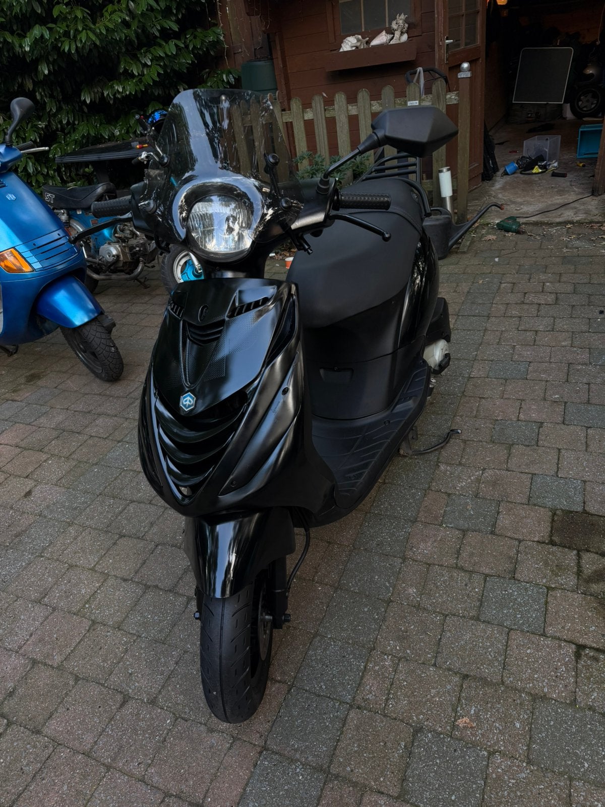 Piaggio zip 4t 50cc b-klasse zwart, Vélos & Vélomoteurs, Scooters | Piaggio, Neuf, Zip, Classe B (45 km/h), Enlèvement