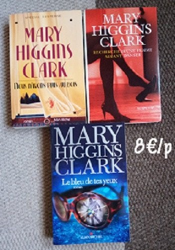 thrillers MH Clark Cneufs GDS formats 8€/p  3€/p TBE, Livres, Enlèvement ou Envoi, Comme neuf, Mary Higgins Clark, Europe autre