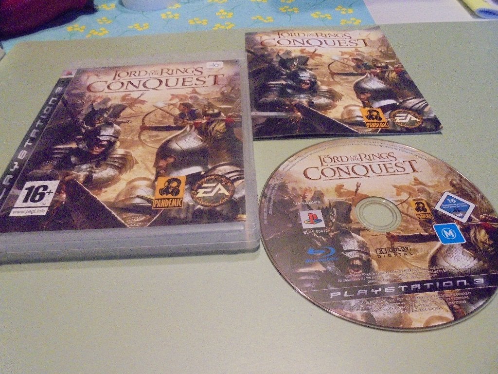Playstation 3 Lord of the rings Conquest (CIB), 2 joueurs, Combat, Comme neuf, À partir de 16 ans