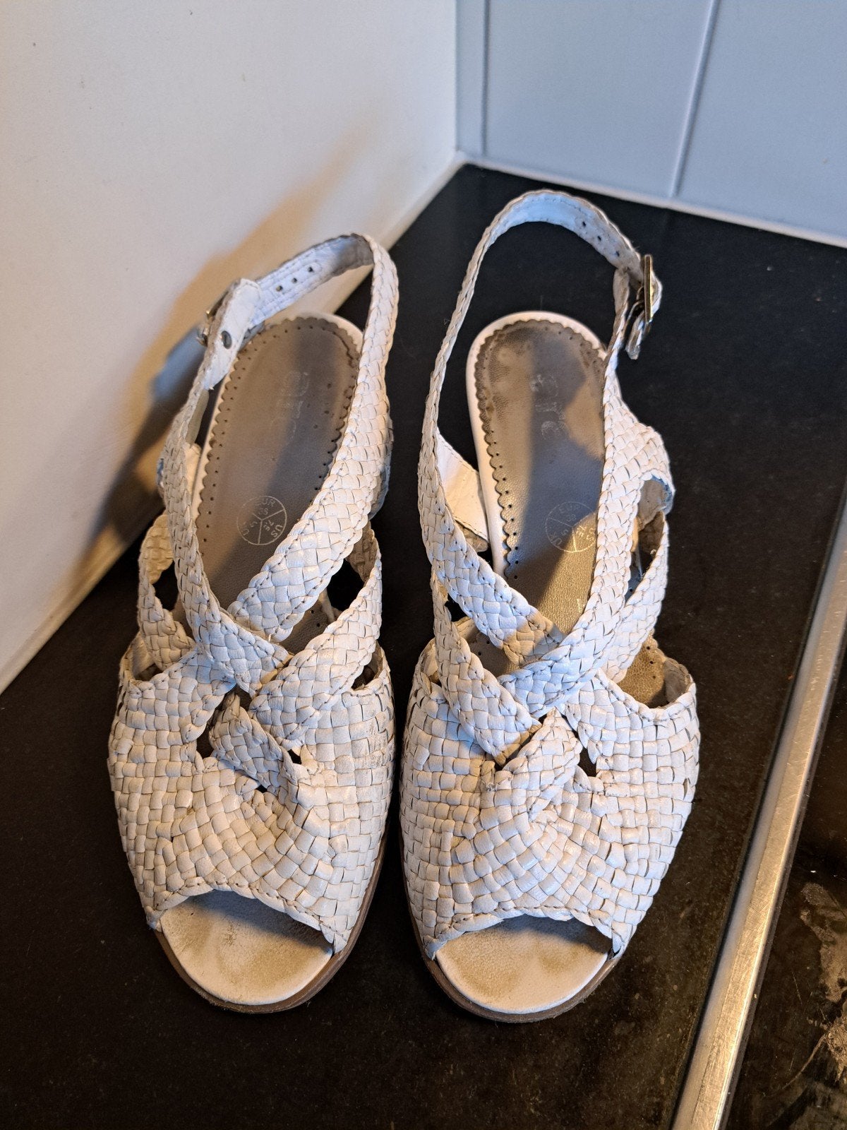 witte gevlochten portugeese sandalen voor dames maat 38, ARA, Wit, Dansschoenen, Ophalen of Verzenden