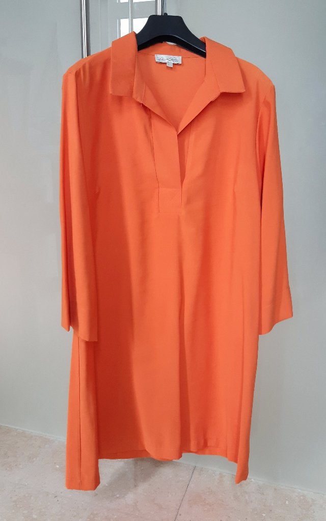 jurk nieuw maat L roestoranje kleur, Enlèvement, Neuf, Taille 42/44 (L)
