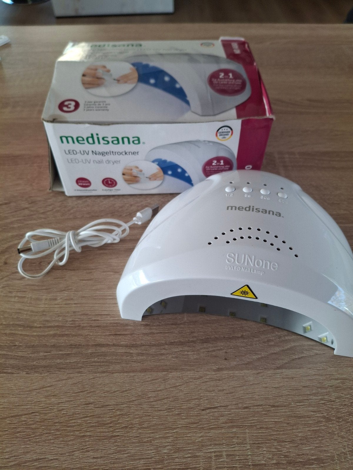 medisana - nagellamp, Elektronische apparatuur, Ophalen of Verzenden, Zo goed als nieuw, Hand- en Voetverzorging