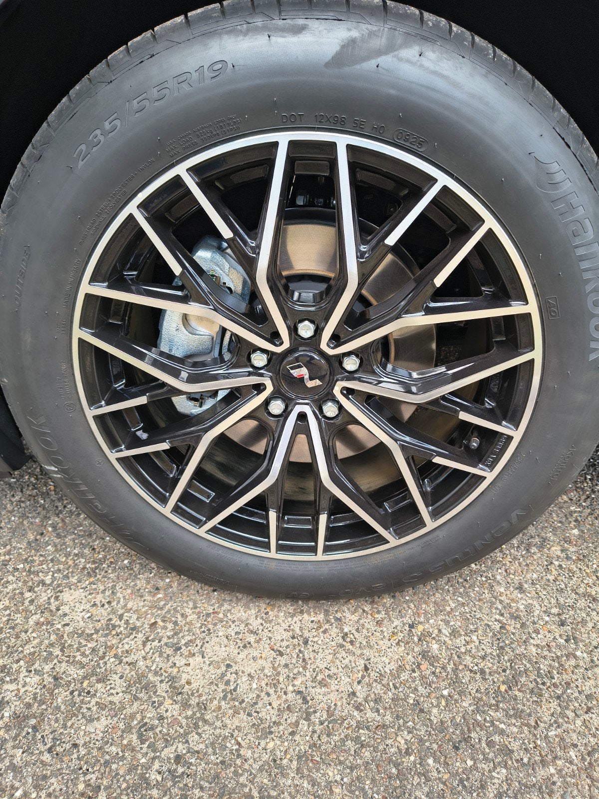 19 inch velgen en banden, Auto-onderdelen, Banden en Velgen, Gebruikt, Banden en Velgen, 235 mm, Personenwagen