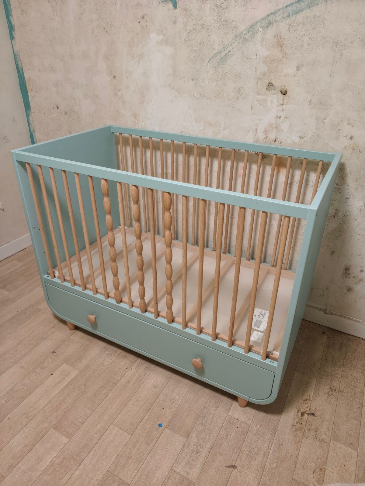 lit bébé Myllra ikea, Enlèvement, Comme neuf, Lit