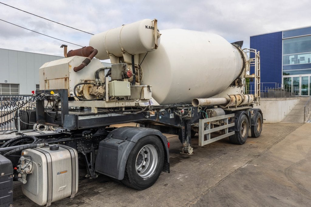 Renders BETON MIXER 12M3 + MOTOR (MALAXEUR/MISCHER), Overige brandstoffen, Bedrijf, Aanhangers en Opleggers, Te koop