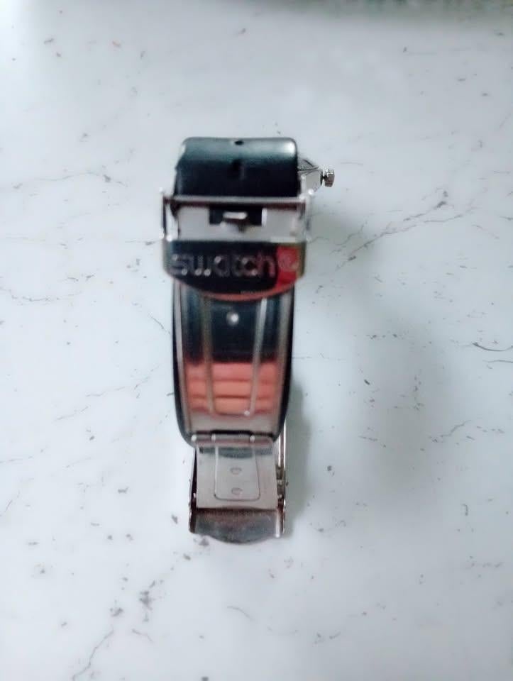 Swatch Irony Big 1999, Handtassen en Accessoires, Horloges | Antiek, Overige merken, Staal, Met bandje, Polshorloge