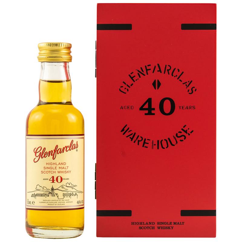 Glenfarclas 40Yo warehouse mini, Ophalen, Zo goed als nieuw