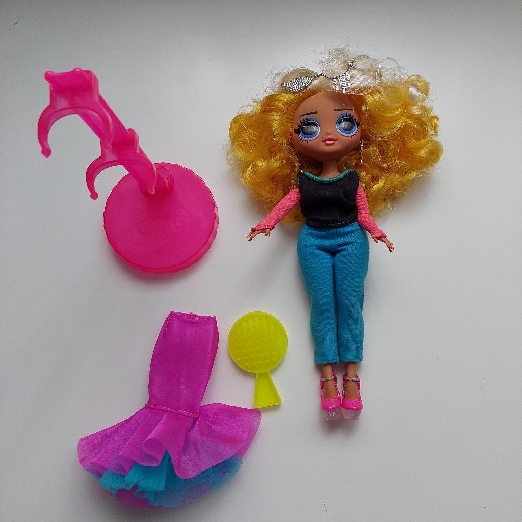LoL Surprise pop met blond haar + accessoires, Kinderen en Baby's, Speelgoed | Poppen, Ophalen of Verzenden, Gebruikt, Babypop