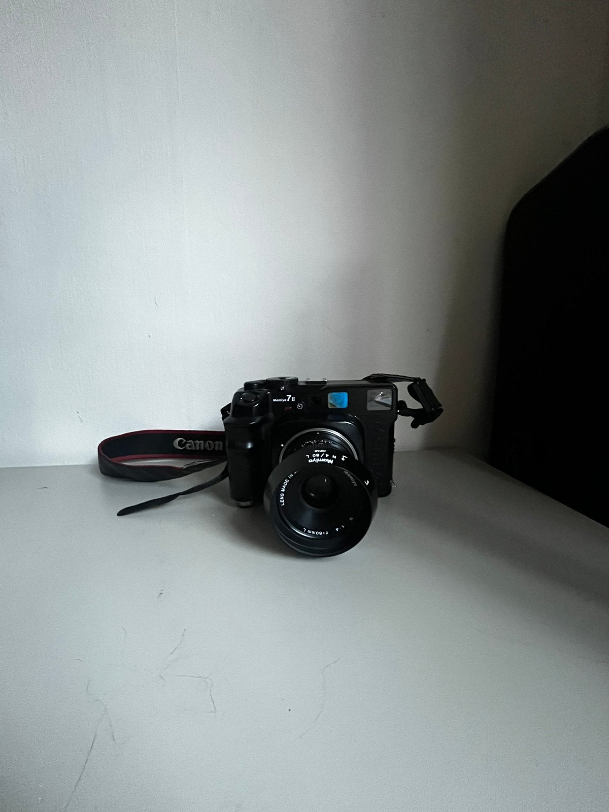 Mamiya 7 ii  zwart + 80 mm f/4, TV, Hi-fi & Vidéo, Enlèvement, Utilisé