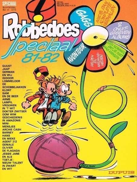 Stripboek " Robbedoes speciaal 81-82 ", Boeken, Meerdere stripboeken, Ophalen of Verzenden, Gelezen