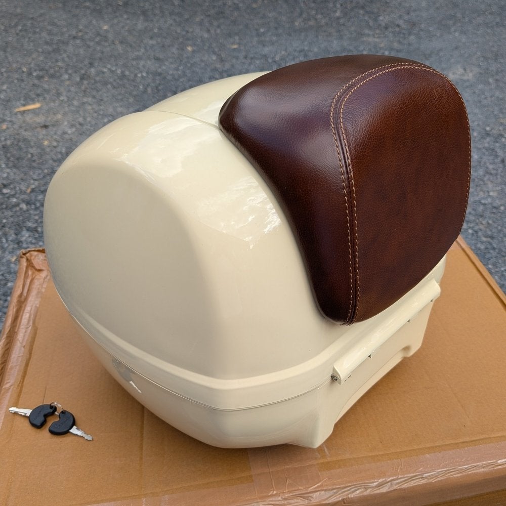 Top case Vespa GTV beige, Enlèvement, Comme neuf, Autres modèles