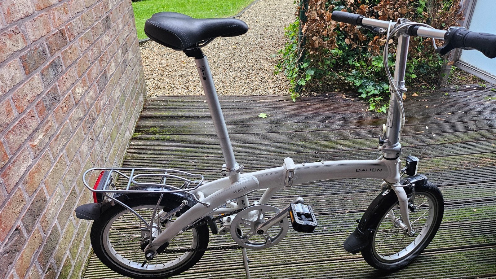 Vélo pliant blanc, Vélos & Vélomoteurs, Vitesses, Enlèvement ou Envoi, Utilisé, Totalement pliable