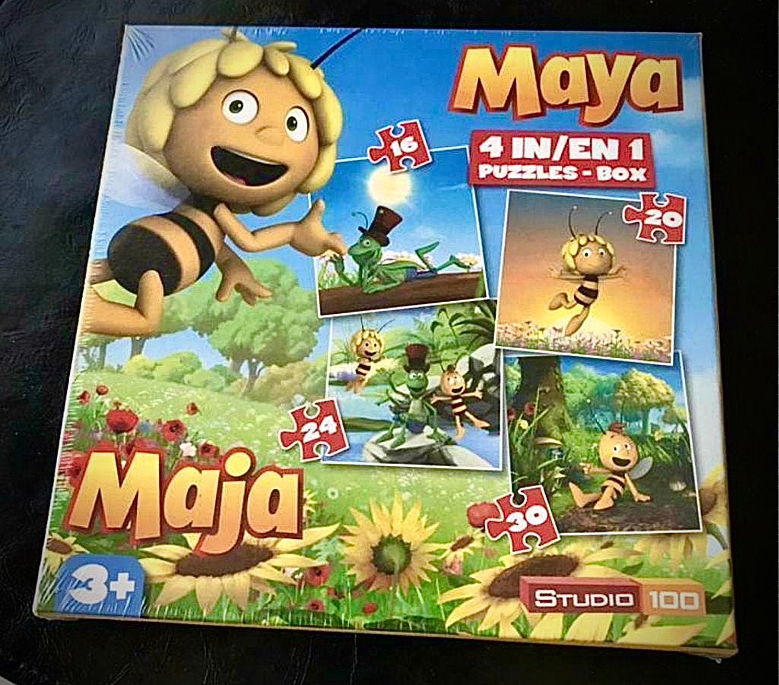 Maya 4 puzzels ONGEOPEND 🧩 🐝, Ophalen of Verzenden, Meer dan 50 stukjes, Nieuw, 2 tot 4 jaar