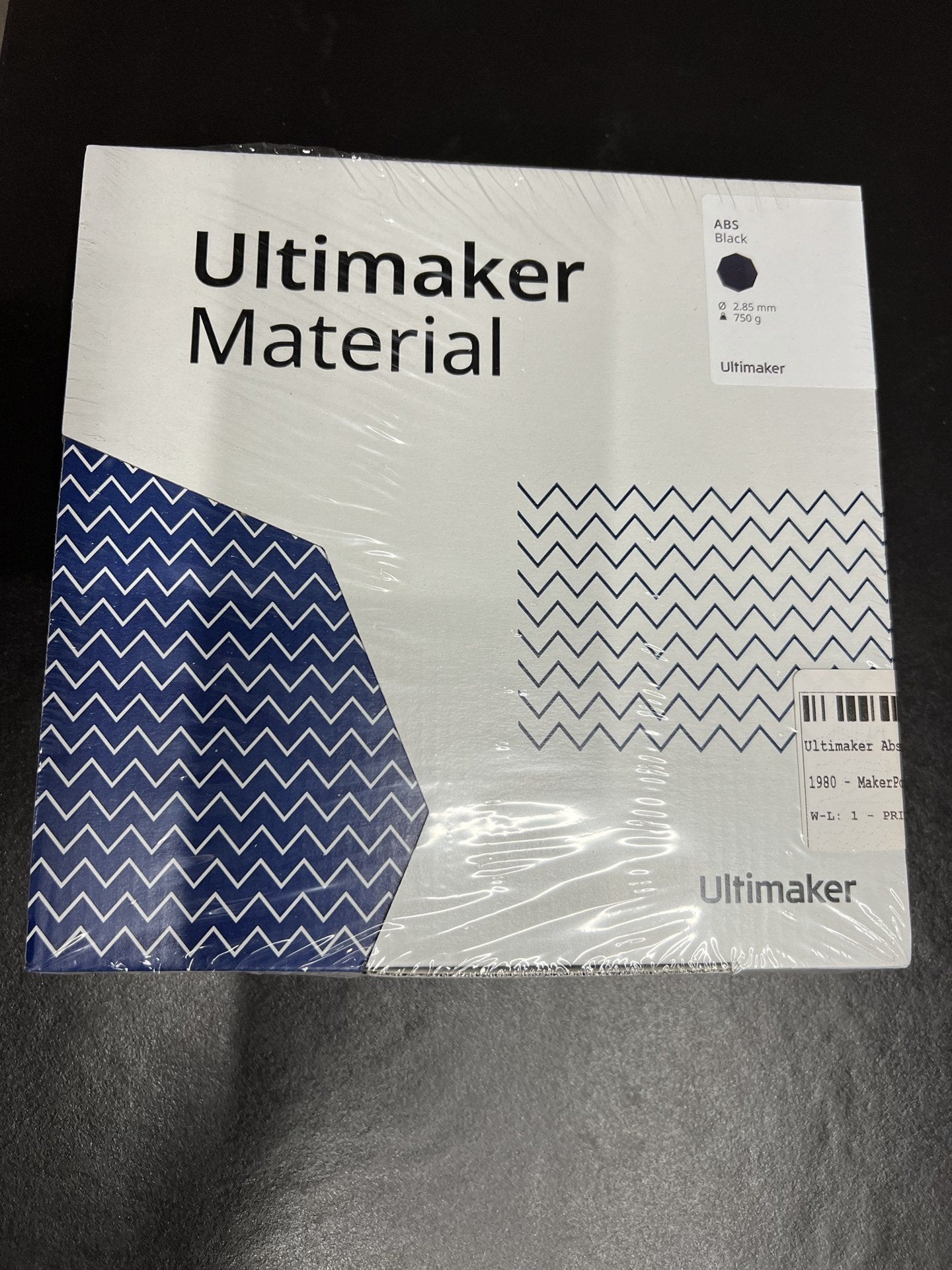 Ultimaker ABS filament zwart 2.85mm 750g nieuw, Ophalen of Verzenden, Nieuw
